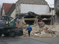 Abbrucharbeiten mit Containerdienst